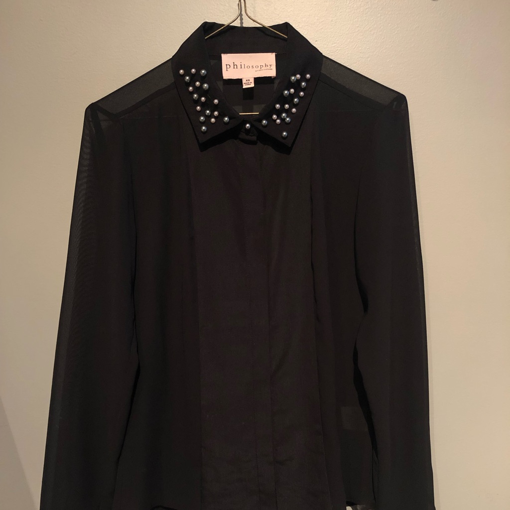 Philosophy Sheer Button Down